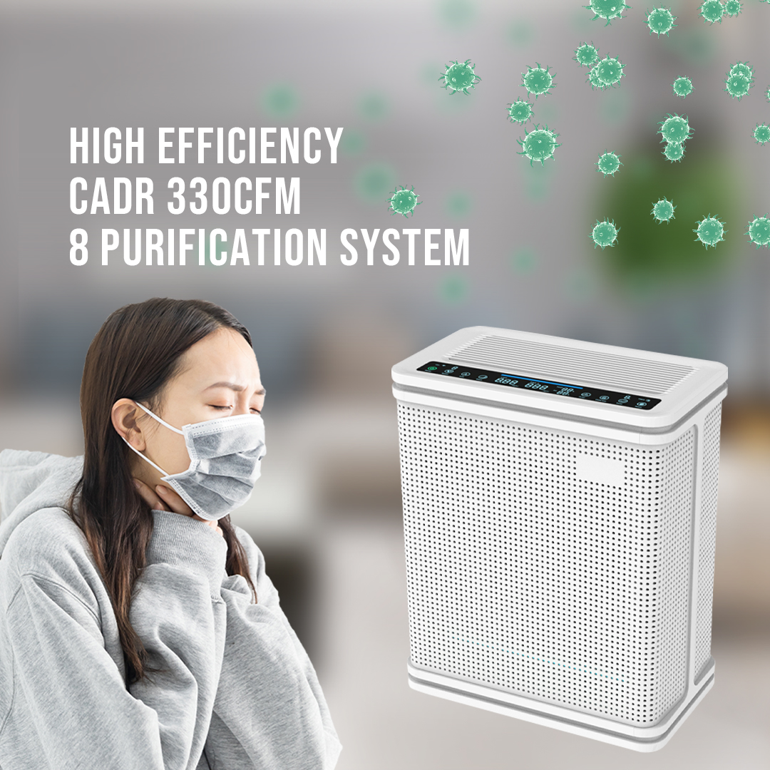 Komerční HEPA filtr UV přenosný čistič vzduchu