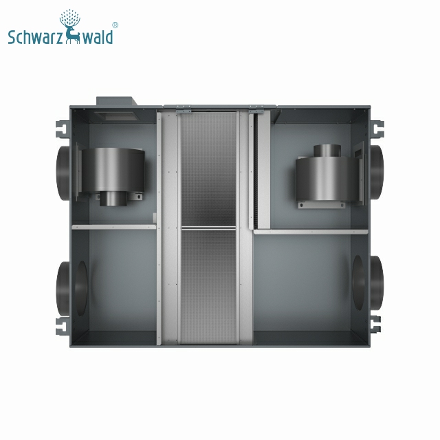 Vnitřní recyklační ventilační systém recyklace tepla