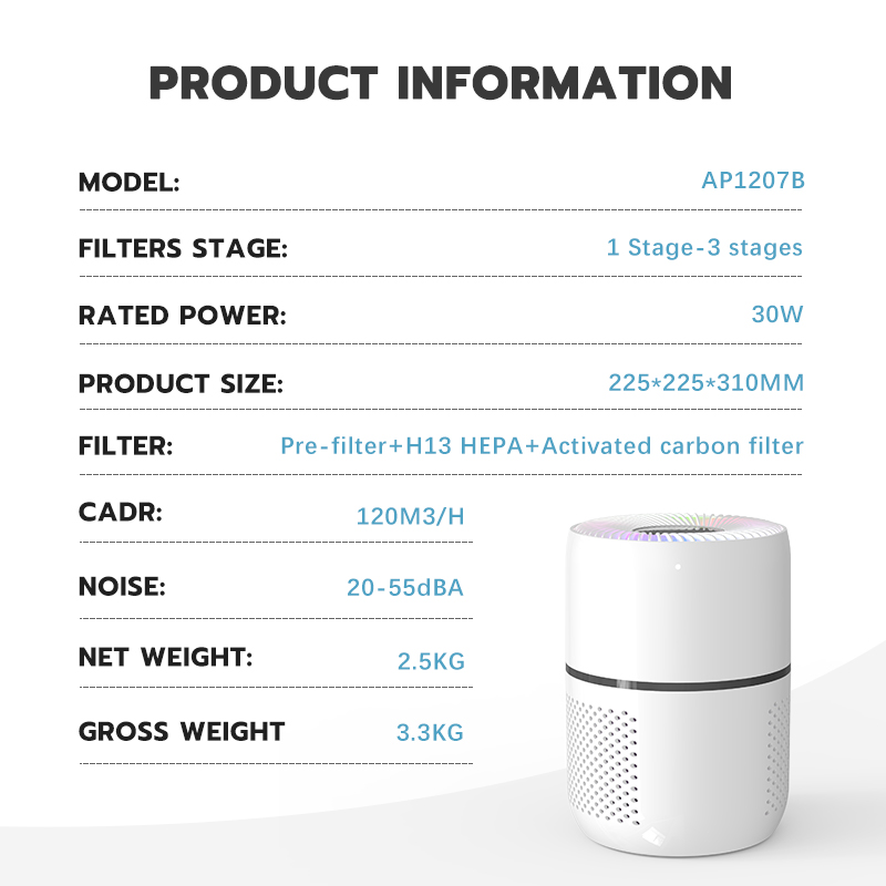 Desktop UV lampa aromaterapie na plochu Ozon Ozon Free Air Purifier FFOR HOME